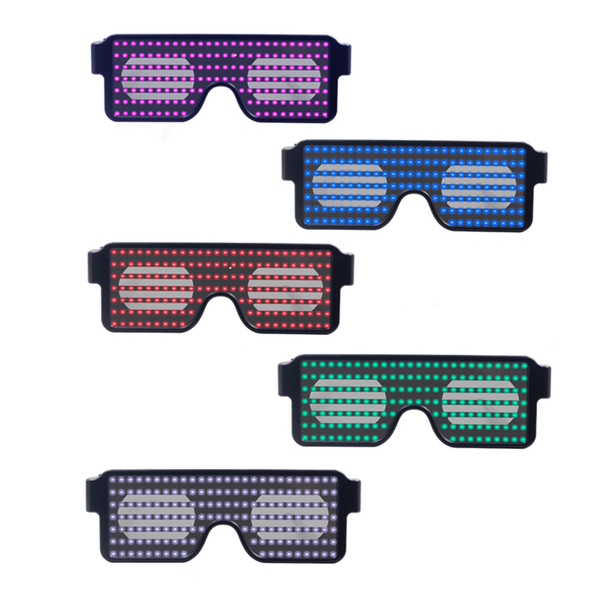 8 Modes Quick Flash Led Party Glasses